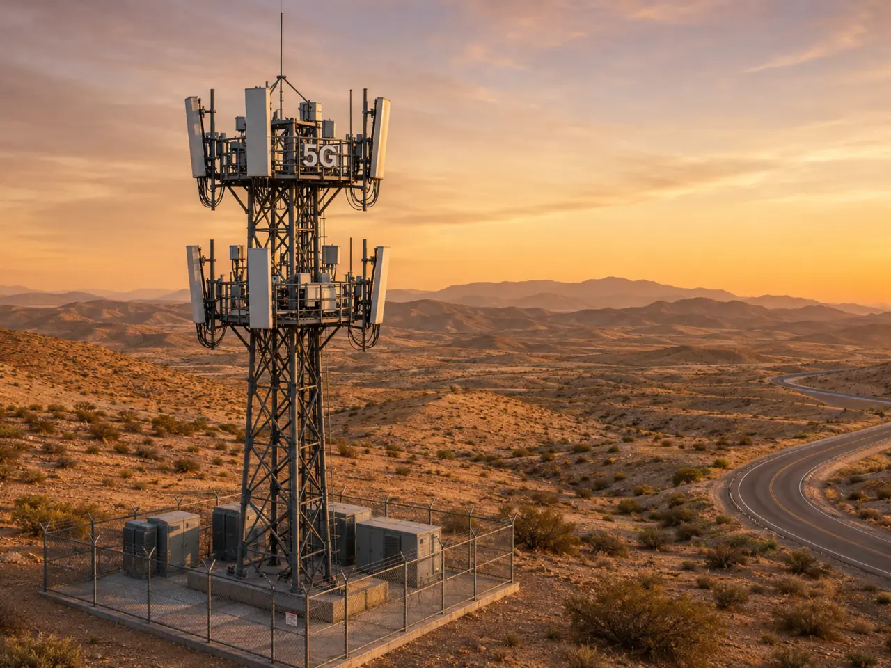 偏远地区的5G地面通信基站